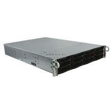 Server Case SuperMicro [CSE-826BE16-R1K28LPB]Black 12xHotSwap SAS SATA, EE-ATX 1280W HS (24+8+2x4пин) 2U RM