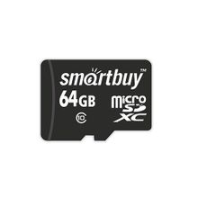 SmartBuy Карта памяти SmartBuy microSDXC Class 10 64GB + SD adapter