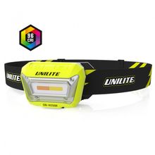 Налобный сенсорный фонарь 3 цвета Unilite CRI-H200R CRI 96+ 200 Lm