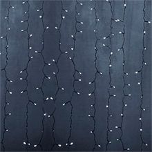 Neon-Night 235-265 Уличный Занавес Светодиодный Дождь 2x6 м, белый, водопад, провод черный