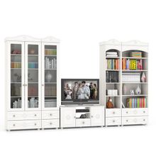 Мебельный Двор Стенка в гостиную Онега № 4 цвет белый ID - 289427