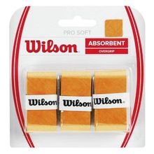 Овергрип Wilson Pro Soft Overgrip арт. WRZ4040GO 3 шт желтый