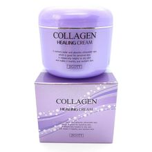 Jigott Collagen Healing Cream Крем питательный с коллагеном, 100 г
