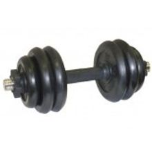 MB Barbell Гантель разборная черная 15 кг