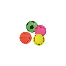 TRIXIE Набор мячей для собак, ворсо-резина 6см (24шт)