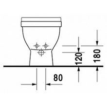 Биде напольное Duravit 3 2230100000