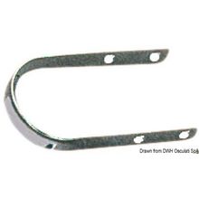 Osculati SS U-plate, 4 holes, 58.331.00