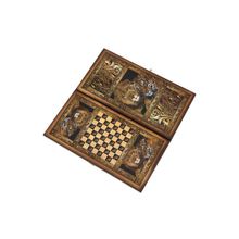 Нарды + Шашки "Сирия Львы" большие