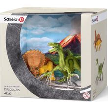 Schleich Трицератопс и Теризинозавр малые