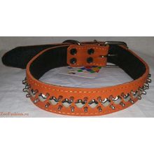 Ошейник с шипами кожаный №35 ( )