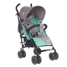 BAMBOLA Коляска трость LINO Серый Ментоловый   (съемный бампер, чехол на ножки) 2 шт кор