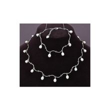 Бусики-Колечки Комплект Жемчуг "Снегурочка" арт.П326