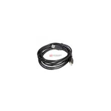 кабель удлинитель USB2.0-AMAF 3.0 метра, Gembird Cablexpert, позолоченные контакты, black CCP-USB2-AMAF-10