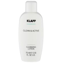 Очищающее молочко Klapp Clean&Active Cleansing Lotion 75мл