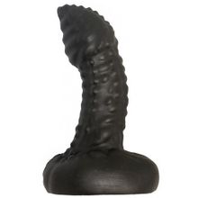 Чёрный плаг-массажёр для простаты - 11 см. (121395)