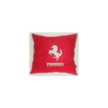  Подушка Ferrari красная