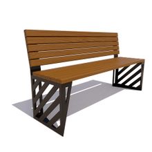 Скамейка парковая «ТУЛА» (2,0м)