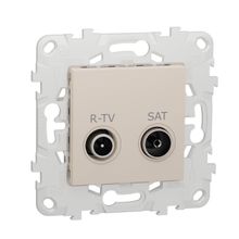 Schneider Electric Розетка R-TV SAT одиночная Schneider Electric Unica New NU545444 ID - 237707