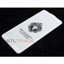 Защитное стекло 9H Full для Huawei Honor 7c белое т у