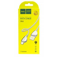 Data кабель USB HOCO U62 micro usb серебро