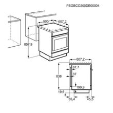 Электрическая плита Electrolux RKR540200W 50см белый