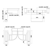 FALMEC PIANO SINGLE Suction Inox