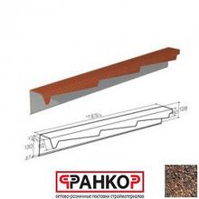 Фронтонная планка резная (правая) Gerard (Teak 121), L=1,2м