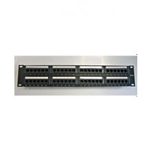 Патч-панель Netko UTP 48 портов, RJ45, 5e, 19", 2U, dual IDC