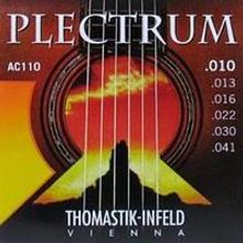 AC110 Plectrum Комплект струн для акустической гитары, сталь бронза, 010-041, Thomastik