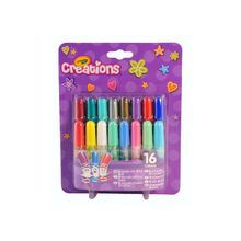 Crayola Смываемый клей с блестками для декорирования (16 цветов), артикул 10643 (унисекс)