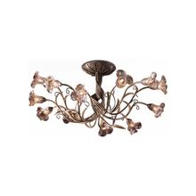 Odeon Light потолочная 1814 12 AURA ODL09 065 коричневый G9 12x40W