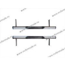 Порог-подножка дополнительный 2121-213, 21214 4х4 труба с простопью