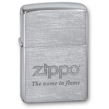 Zippo Зажигалка  200 Name in flame