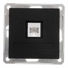 Розетка телефонная 1xRJ11 W59, черный бархат |  код. RSI-152T-6-86 |  Schneider Electric