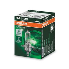 Лампа H4 12v 60 55w P43t Ultra Life 4 Года Гарантии 1 Шт. 12v 60 55w P43t Osram арт. 64193ULT