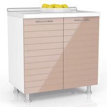 Любимый Дом Кухня Анастасия тип 3 Капучино 724.806.806 Стол с распашными дверьми 80 см. ID - 287124