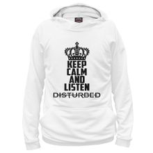 Худи Я-МАЙКА Keep calm and listen Disturbed