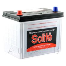 Аккумулятор автомобильный SOLITE 95D26R 6СТ-85 прям. 260x173x225
