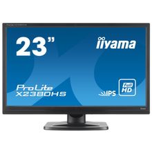 Монитор iiyama x2380hs-b1, 23" (1920x1080), ips, vga (d-sub), dvi, hdmi