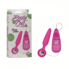 California Exotic Novelties Розовая вибропробка Booty Call Booty Gliders - 9,5 см. (розовый)