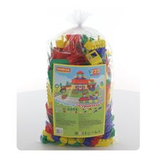 Конструктор Строитель (273 элемента) (в пакете)