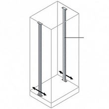 Стойки для фиксации 19 дюймов-рамы или ячеек H=2000мм² (2шт) |  код. EM2004 |  ABB