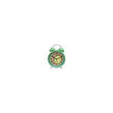 Часы-будильник Buro WallA-R001M, зеленый