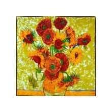 Шелковый платок. ван гог. подсолнухи