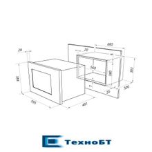 Встраиваемая микроволновая печь Maunfeld MBMO.25.7GBG