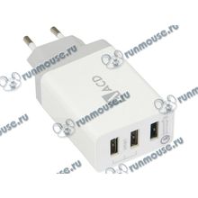 Зарядное устройство ACD "ACD-Q303-X3W", 3xUSB, белый (2400 мА) (ret) [140871]