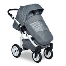 Indigo 2 в 1 Carmen `17 серая с квадратиками