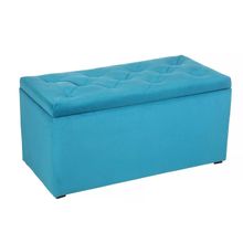 Мебельстория Пуф Тони-3Т бирюзовый велюр ID - 310828