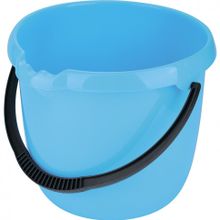 Ведро пластмассовое круглое 12л, голубое ТМ Elfe