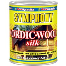 Финкраска Симфония Nordic Wood Silk 1 л бесцветный